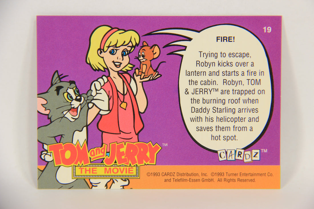 Tom & Jerry The Movie 1993 Trading Card #19 Fire ENG L017056