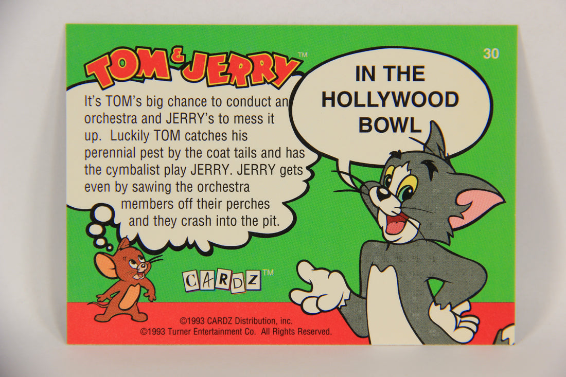 Tom & Jerry The Movie 1993 Trading Card #30 In The Hollywood Bowl ENG L017067