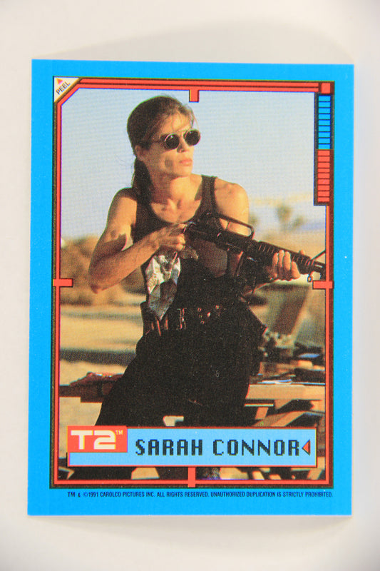 Terminator 2 Judgement Day 1991 Trading Card Sticker #3 Sarah Connor L017100