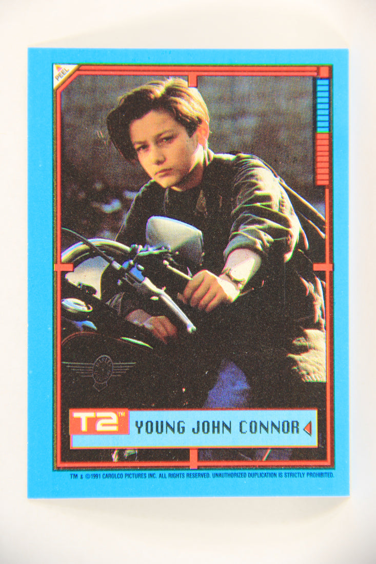 Terminator 2 Judgement Day 1991 Trading Card Sticker #4 Young John Connor L017101