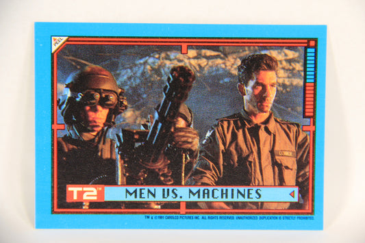 Terminator 2 Judgement Day 1991 Trading Card Sticker #7 Men Vs. Machines L017104