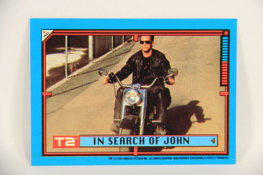Terminator 2 Judgement Day 1991 Trading Card Sticker #9 In Search Of John L017106