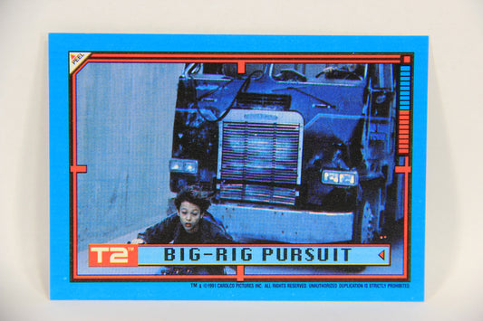 Terminator 2 Judgement Day 1991 Trading Card Sticker #12 Big-Rig Pursuit L017109