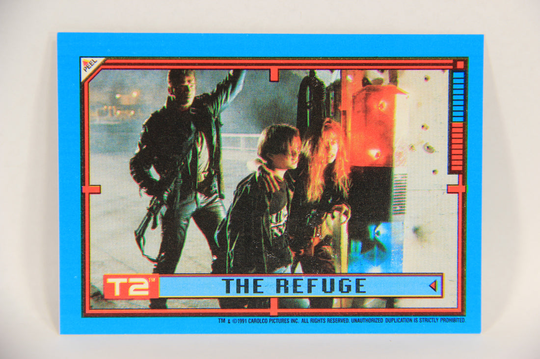 Terminator 2 Judgement Day 1991 Trading Card Sticker #17 The Refuge L017114