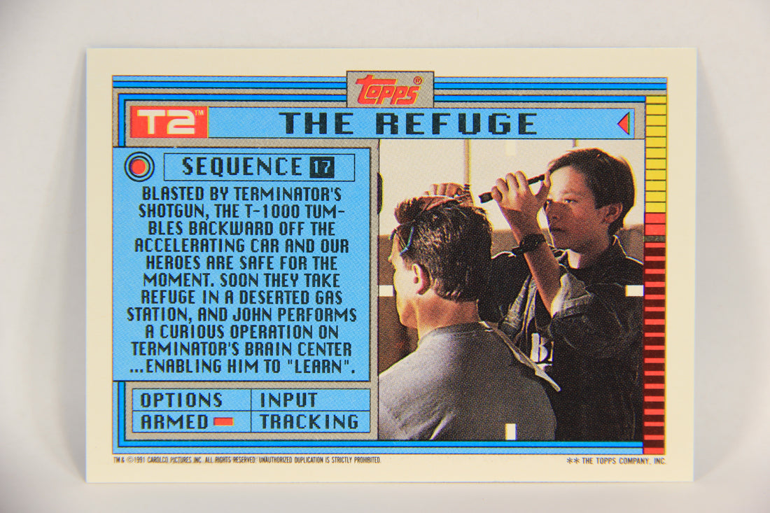 Terminator 2 Judgement Day 1991 Trading Card Sticker #17 The Refuge L017114