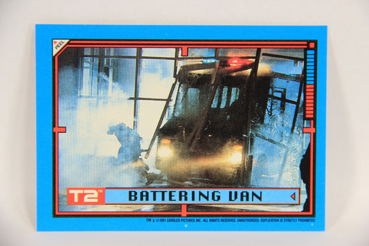 Terminator 2 Judgement Day 1991 Trading Card Sticker #24 Battering Van L017121