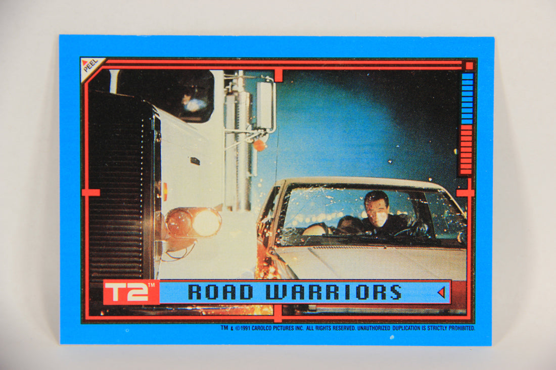 Terminator 2 Sticker Cards Terminator 2 Judgement Day 1991 Trading Card Sticker #26 Road Warriors ...
