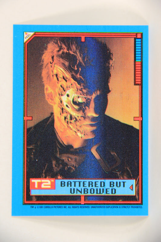 Terminator 2 Judgement Day 1991 Trading Card Sticker #29 Battered But Unbowed L017126