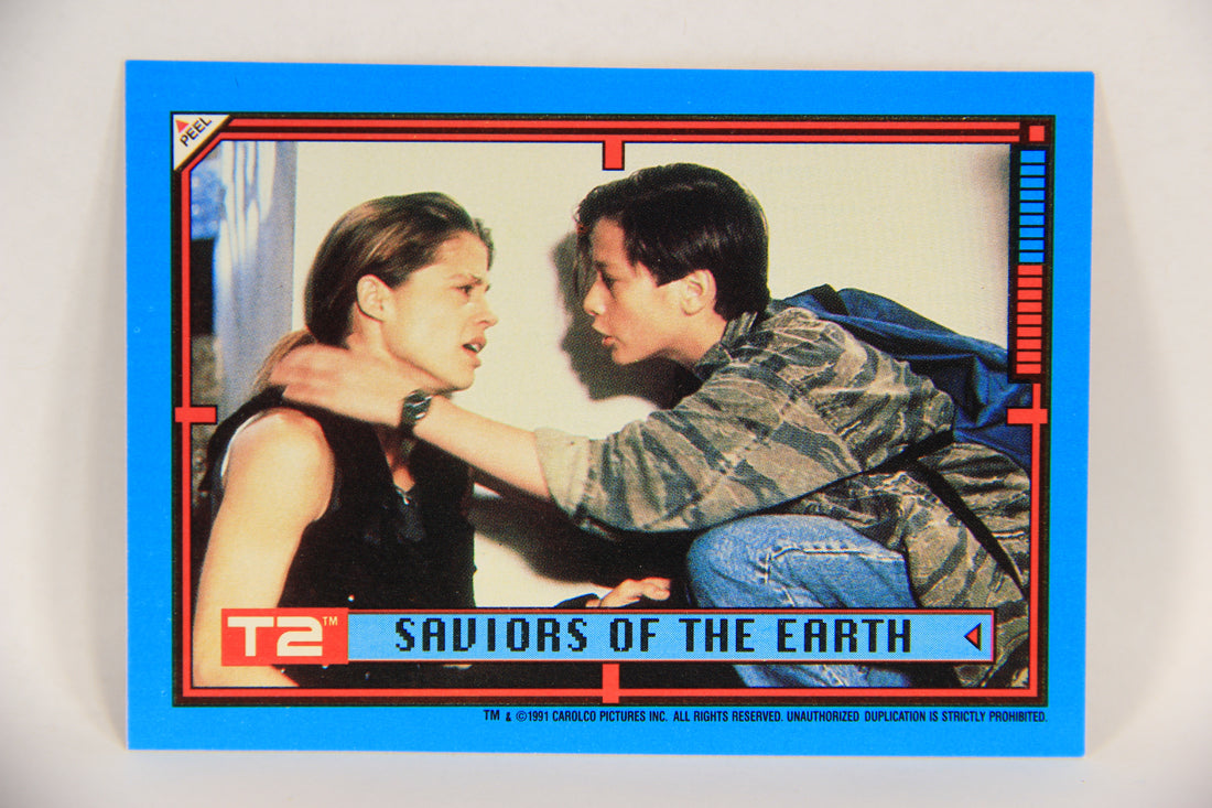 Terminator 2 Judgement Day 1991 Trading Card Sticker #43 Saviors Of The Earth L017140