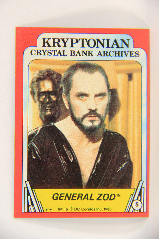 Superman 2 Topps 1980 Trading Card #5 General Zod ENG L017146