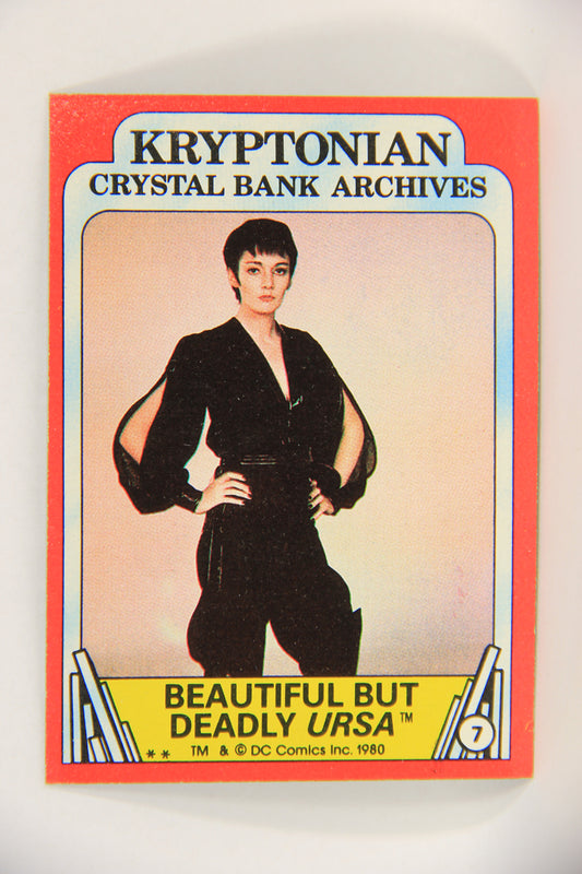 Superman 2 Topps 1980 Trading Card #7 Beautiful But Deadly Ursa ENG L017148