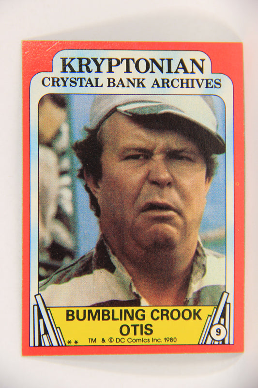 Superman 2 Topps 1980 Trading Card #9 Bumbling Crook Otis ENG L017150