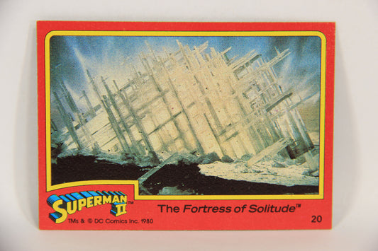 Superman 2 Topps 1980 Trading Card #20 The Fortress Of Solitude L017161
