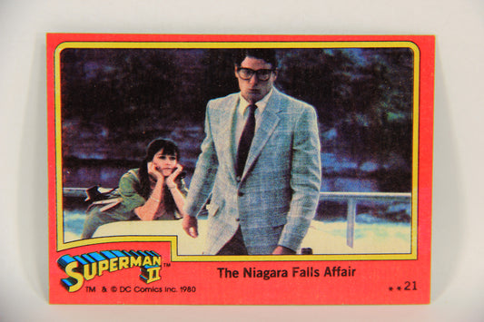 Superman 2 Topps 1980 Trading Card #21 The Niagara Falls Affair L017162