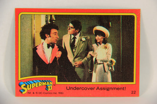 Superman 2 Topps 1980 Trading Card #22 Undercover Assignment L017163