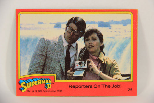 Superman 2 Topps 1980 Trading Card #25 Reporters On The Job ENG L017166