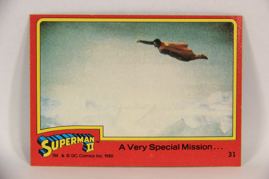 Superman 2 Topps 1980 Trading Card #31 A Very Special Mission L017172