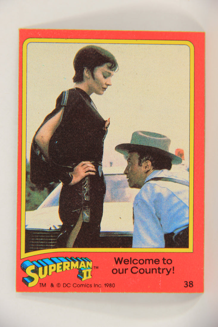 Superman 2 Topps 1980 Trading Card #38 Welcome To Our Country L017179