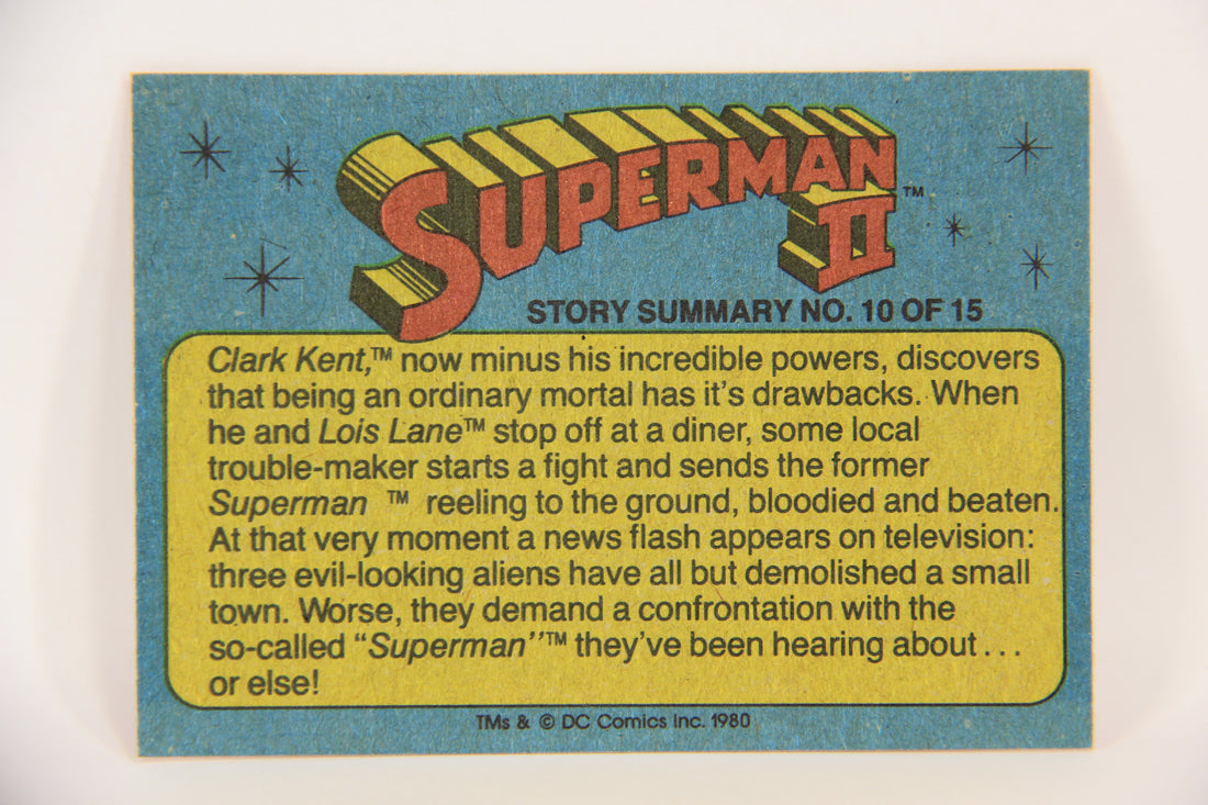 Superman 2 Topps 1980 Trading Card #43 The Strength-Removing Process Begins L017184