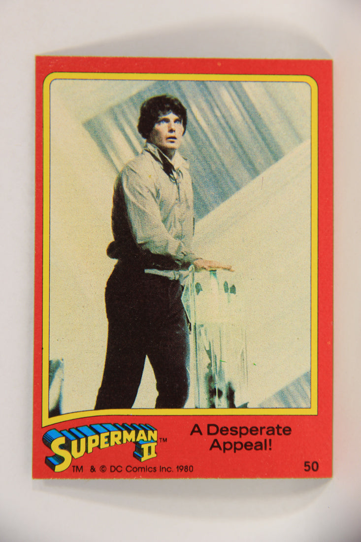 Superman 2 Topps 1980 Trading Card #50 A Desperate Appeal ENG L017191