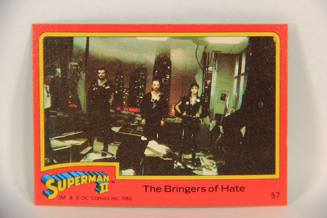 Superman 2 Topps 1980 Trading Card #57 The Bringers Of Hate ENG L017198