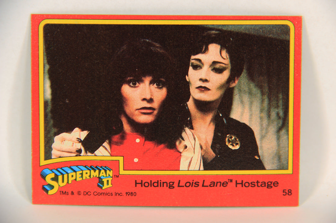 Superman 2 Topps 1980 Trading Card #58 Holding Lois Lane Hostage L017199