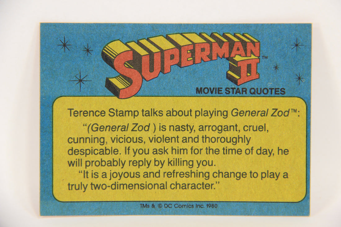 Superman 2 Topps 1980 Trading Card #63 Battle Of The Kryptonians L017204