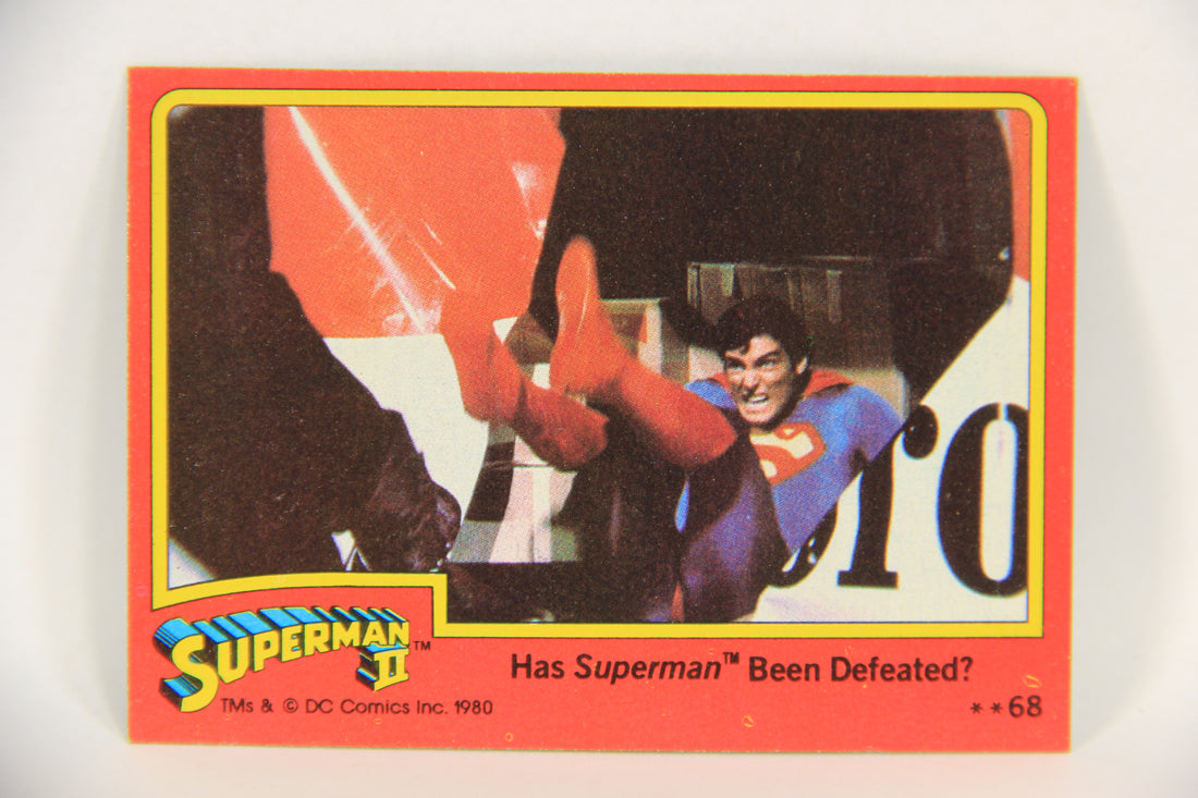 Superman 2 Topps 1980 Trading Card #68 Has Superman Been Defeated L017209