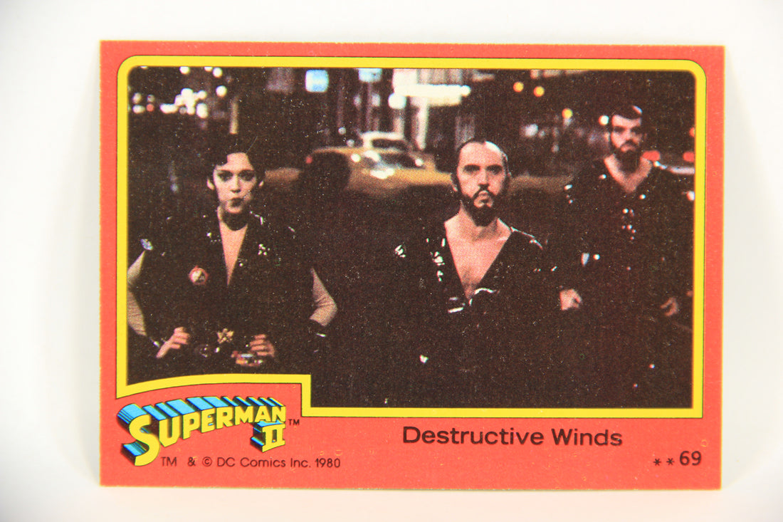 Superman 2 Topps 1980 Trading Card #69 Destructive Winds ENG L017210