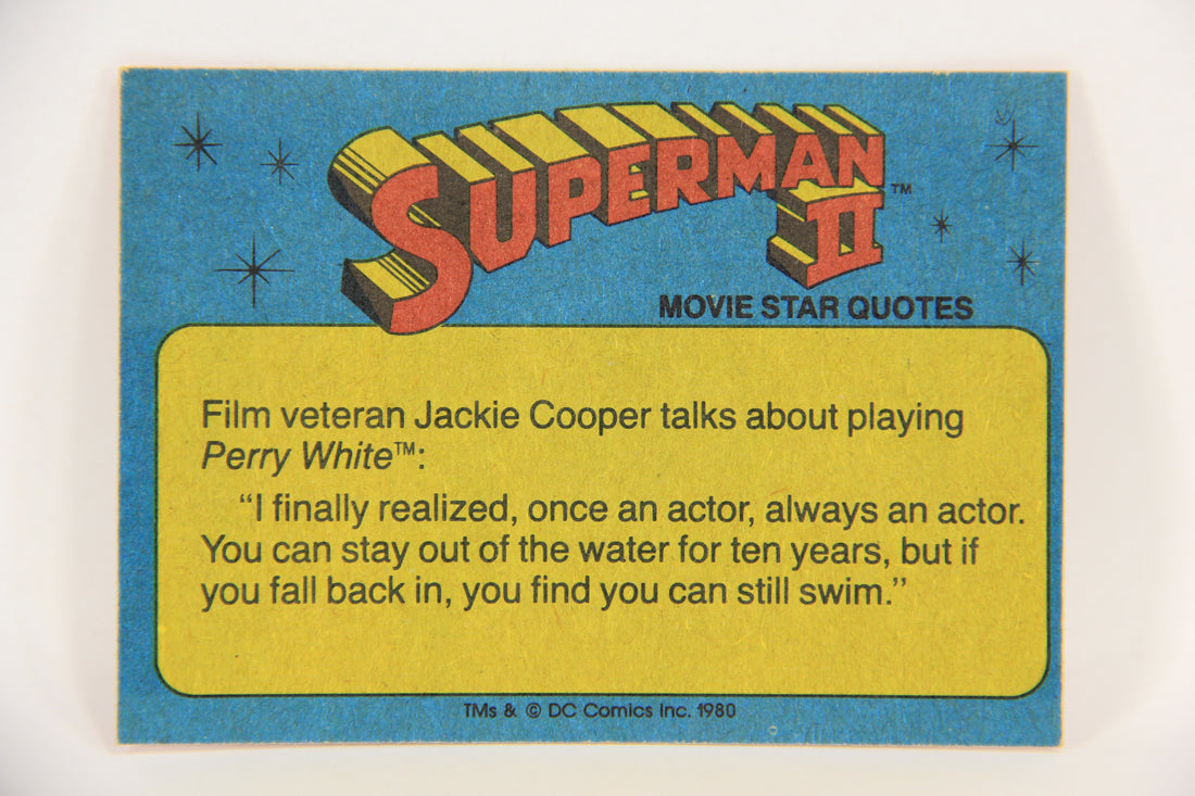 Superman 2 Topps 1980 Trading Card #70 Destroying Metropolis ENG L017211