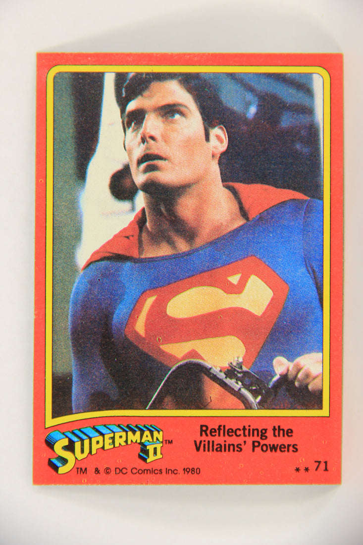 Superman 2 Topps 1980 Trading Card #71 Reflecting The Villains' Powers L017212