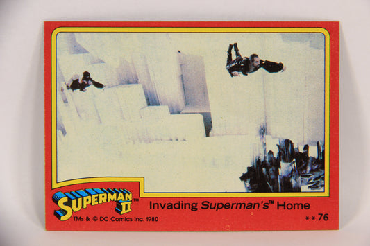 Superman 2 Topps 1980 Trading Card #76 Invading Superman's Home L017217