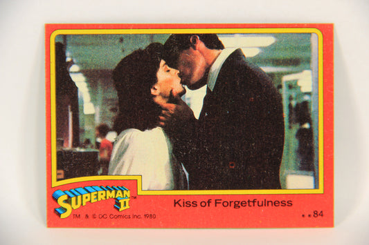 Superman 2 Topps 1980 Trading Card #84 Kiss Of Forgetfulness ENG L017225