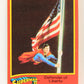 Superman 2 Topps 1980 Trading Card #86 Defender Of Liberty ENG L017227
