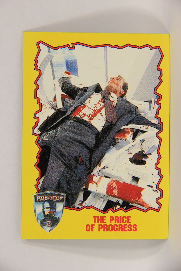 RoboCop 2 Topps 1990 Trading Card #3 The Price Of Progress ENG L017232