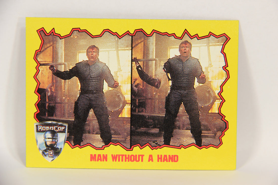 RoboCop 2 Topps 1990 Trading Card #6 Man Without A Hand ENG L017235