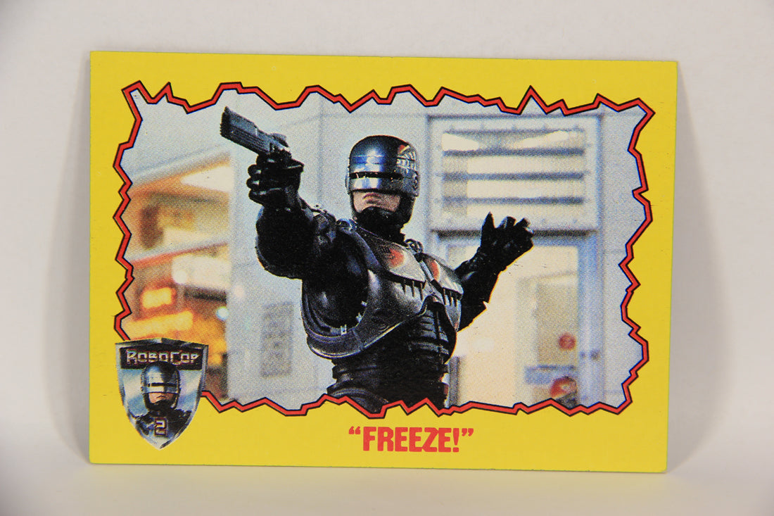 RoboCop 2 Topps 1990 Trading Card #10 Freeze ENG L017239