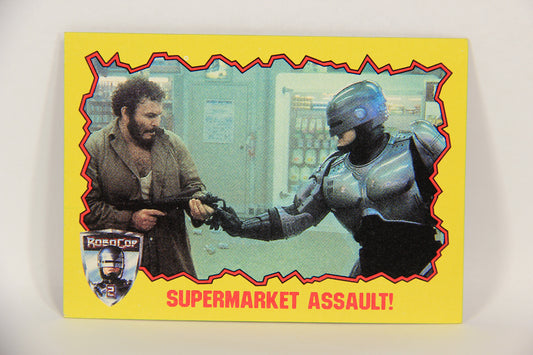 RoboCop 2 Topps 1990 Trading Card #11 Supermarket Assault ENG L017240