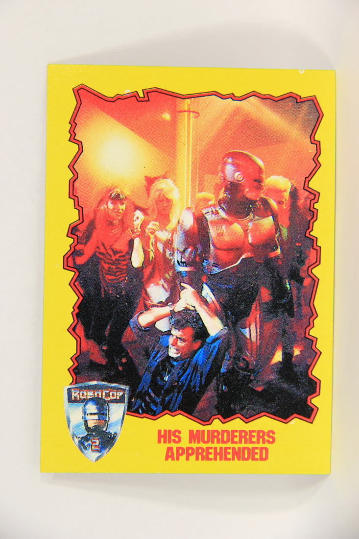 RoboCop 2 Topps 1990 Trading Card #19 His Murderers Apprehended ENG L017248