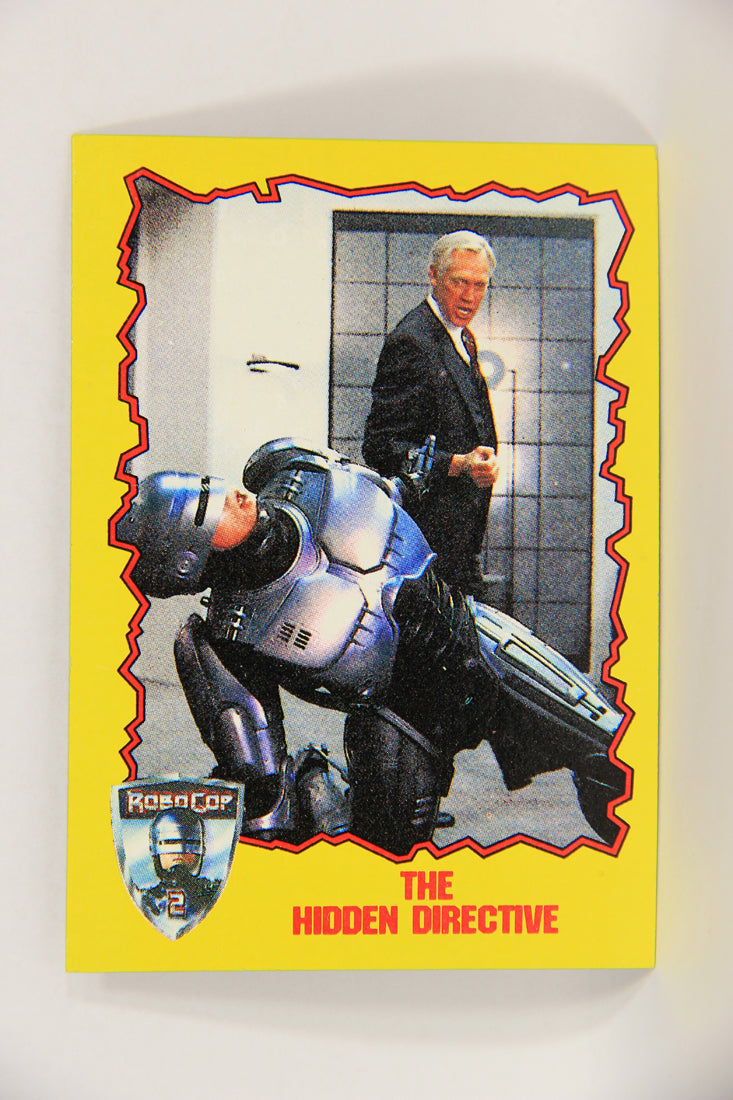 RoboCop 2 Topps 1990 Trading Card #20 The Hidden Directive ENG L017249