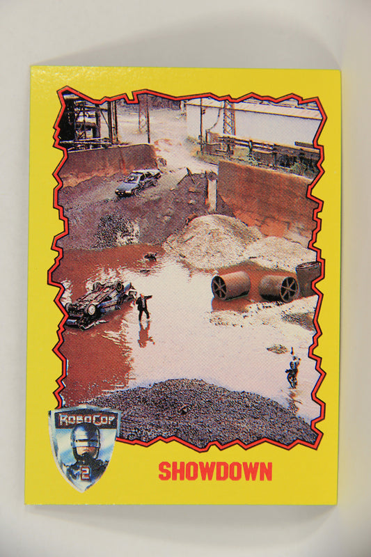 RoboCop 2 Topps 1990 Trading Card #27 Showdown ENG L017256