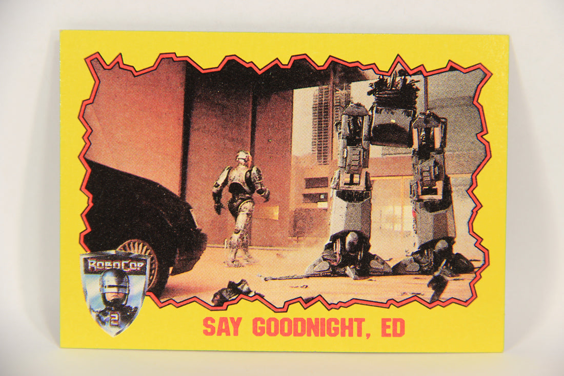 RoboCop 2 Topps 1990 Trading Card #30 Say Goodnight ED ENG L017259