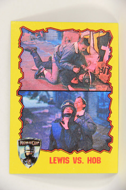 RoboCop 2 Topps 1990 Trading Card #38 Lewis Vs. Hob ENG L017267