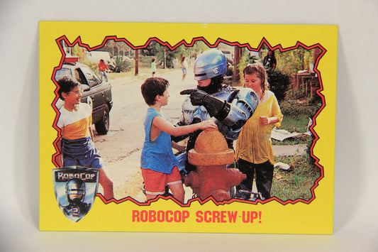 RoboCop 2 Topps 1990 Trading Card #48 Robocop Screw-Up ENG L017277
