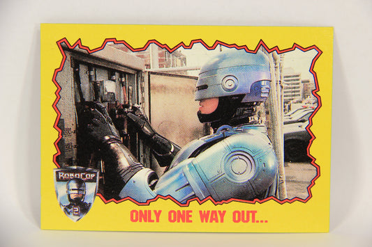 RoboCop 2 Topps 1990 Trading Card #50 Only One Way Out ENG L017279