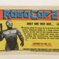 RoboCop 2 Topps 1990 Trading Card #50 Only One Way Out ENG L017279