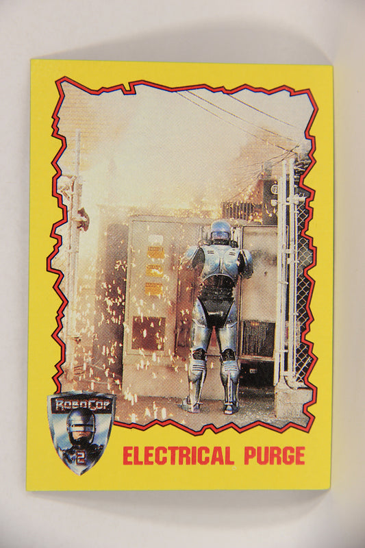 RoboCop 2 Topps 1990 Trading Card #51 Electrical Purge ENG L017280