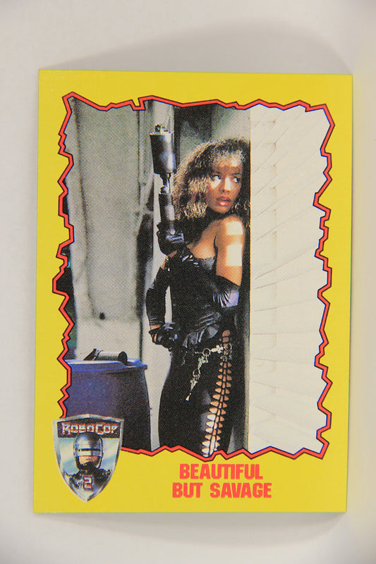 RoboCop 2 Topps 1990 Trading Card #53 Beautiful But Savage ENG L017282