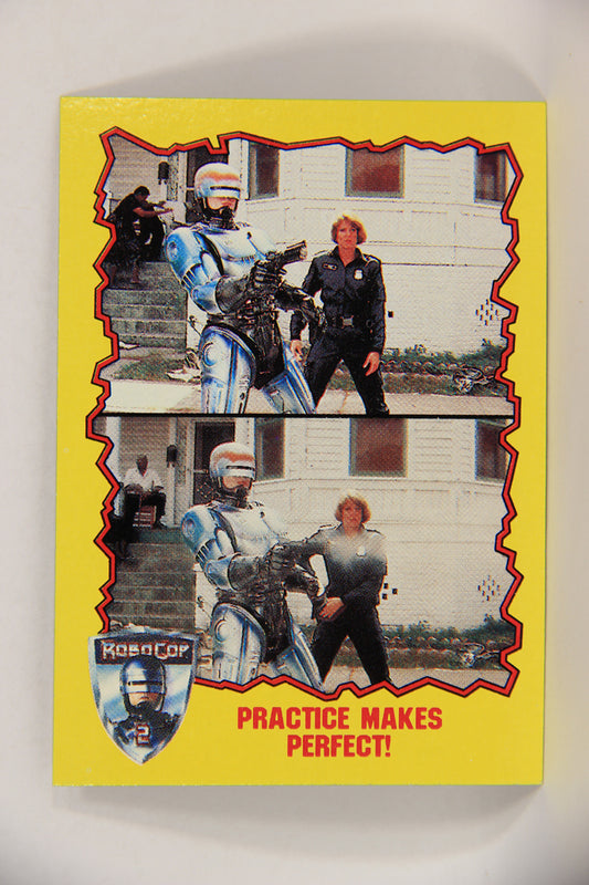 RoboCop 2 Topps 1990 Trading Card #58 Practice Makes Perfect ENG L017287