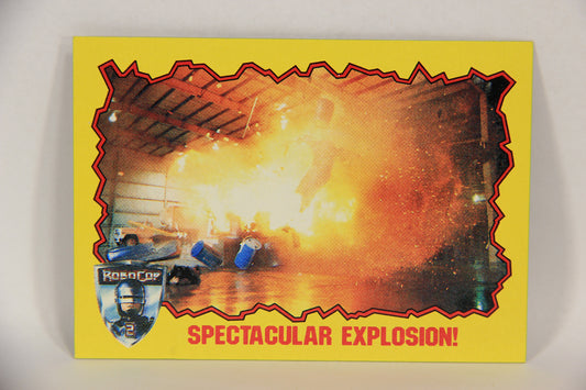 RoboCop 2 Topps 1990 Trading Card #63 Spectacular Explosion ENG L017292